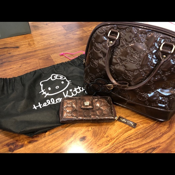 hello kitty purse and wallet set